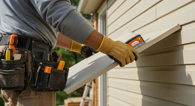 Products For House Siding Installations in use